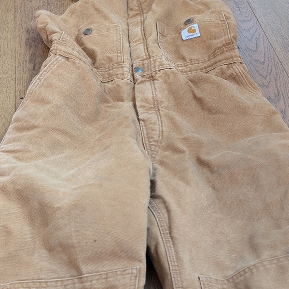 Carhartt womens insulated bib (lined winter overalls) size 4 / 32” inseam - Picture 7 of 14